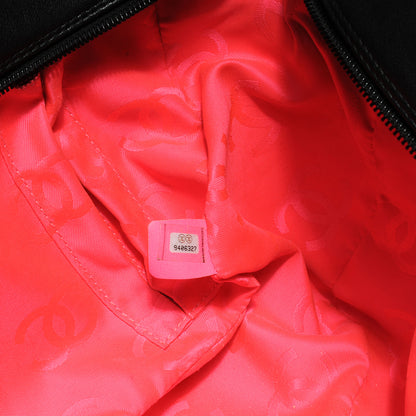 Chanel Calfskin Quilted Large Cambon Multipocket Reporter Black White 7 of 7