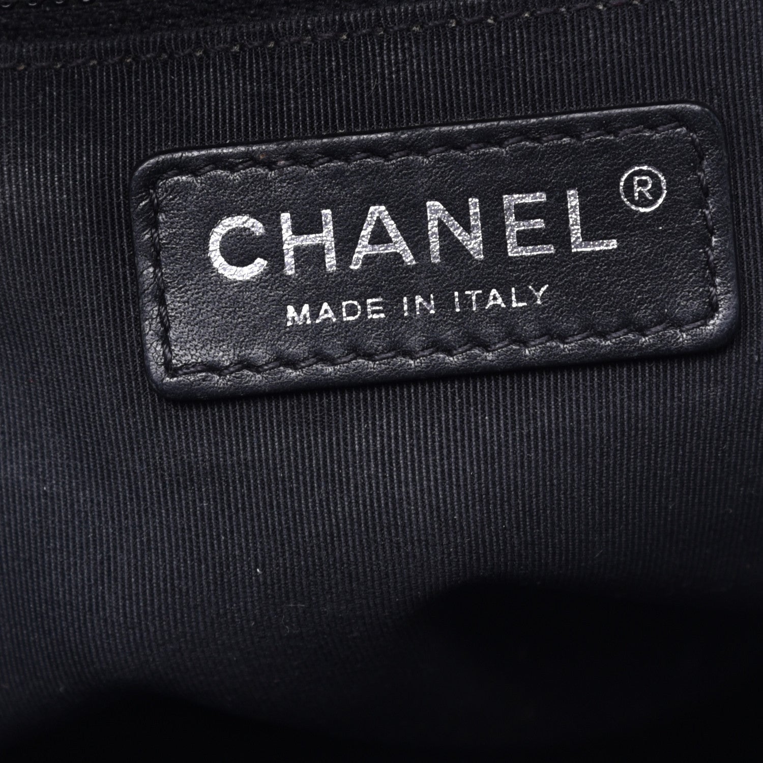 Chanel Calfskin Quilted Large Shopping Tote Black 7 of 10