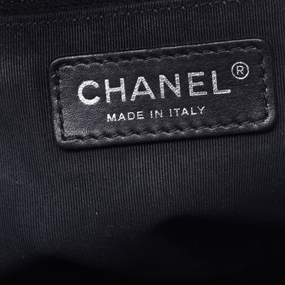 Chanel Calfskin Quilted Large Shopping Tote Black 7 of 10