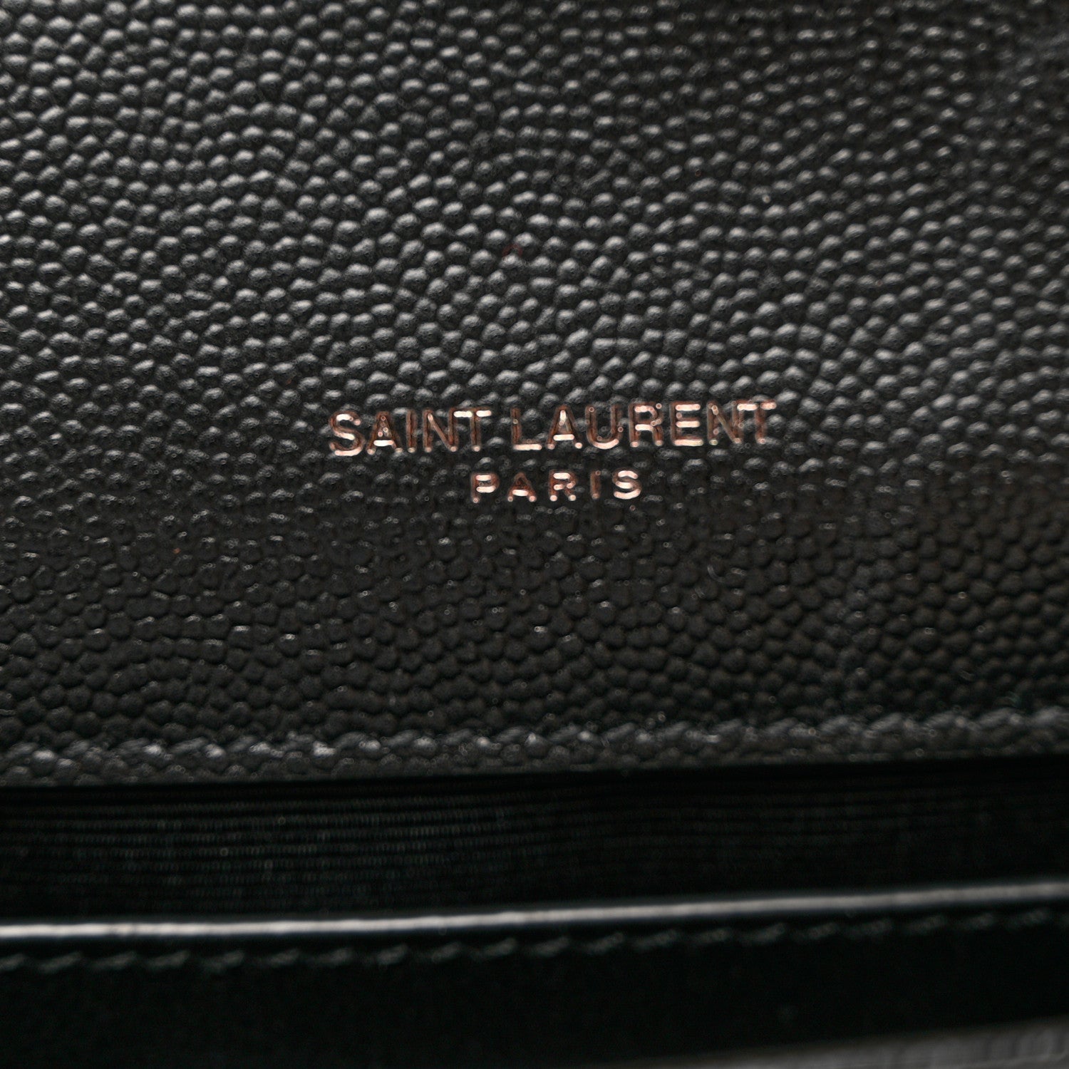Saint Laurent Grain De Poudre Small Monogram Kate Satchel Black 6 of 10