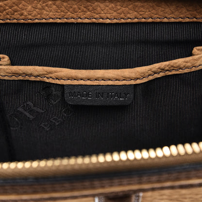 Burberry Prorsum Grainy Nubuck Alma Dog Clutch Brown 6 of 9
