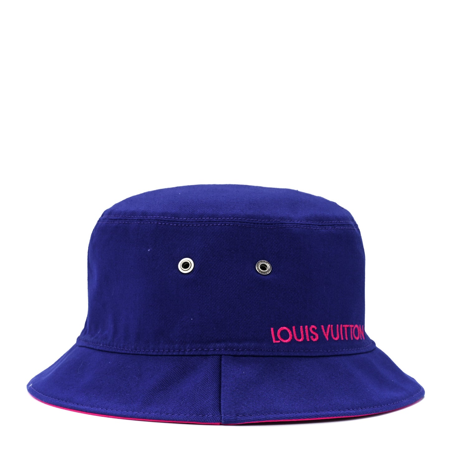 Monogram Illusion Reversible Bucket Hat Pink Purple
