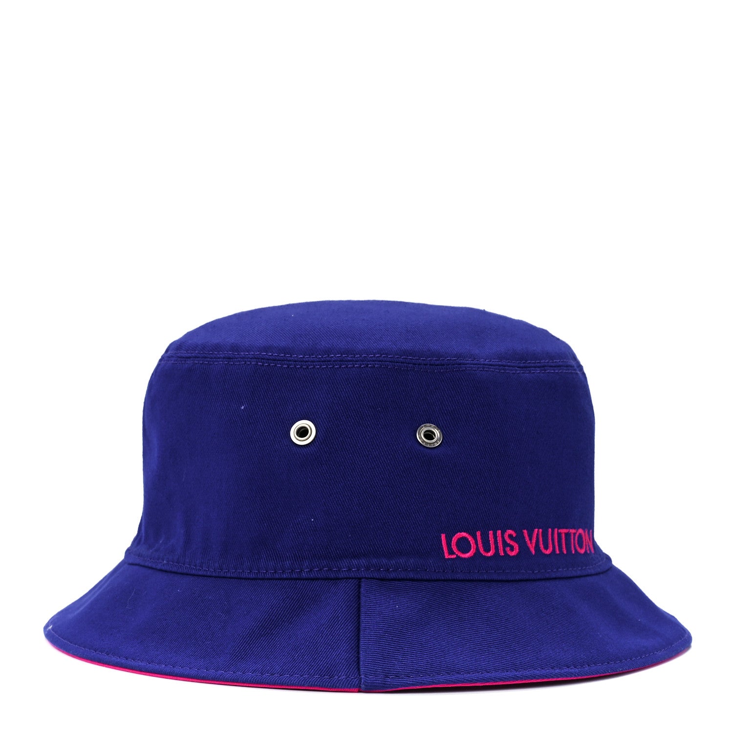 Louis Vuitton Monogram Illusion Reversible Bucket Hat Pink Purple 8 of 15