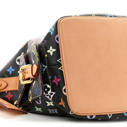 Louis Vuitton Monogram Multicolor Petit Noe Black 7 of 8