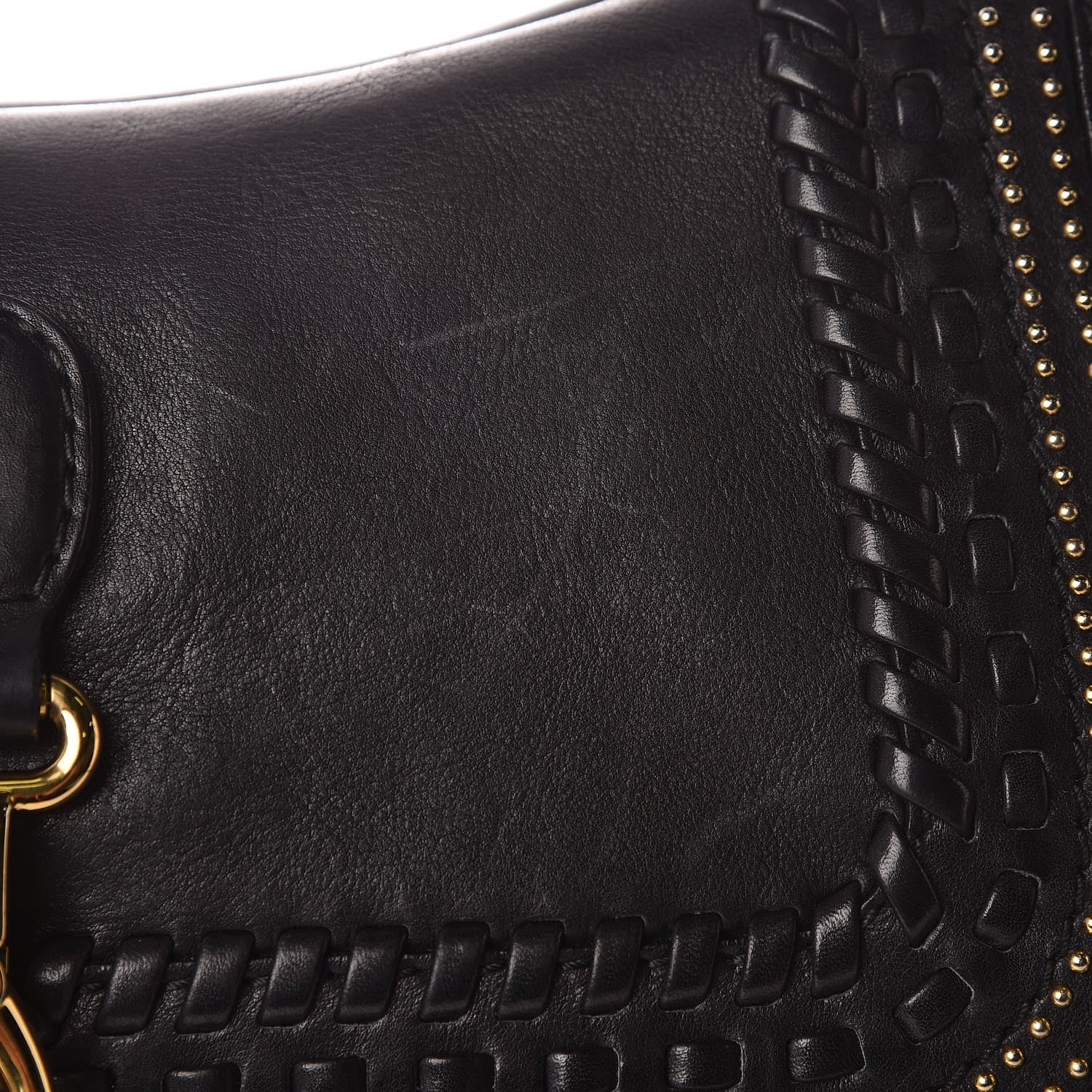 Gucci Calfskin Handmade Medium Flap Shoulder Bag Black 18 of 26