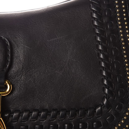 Gucci Calfskin Handmade Medium Flap Shoulder Bag Black 18 of 26