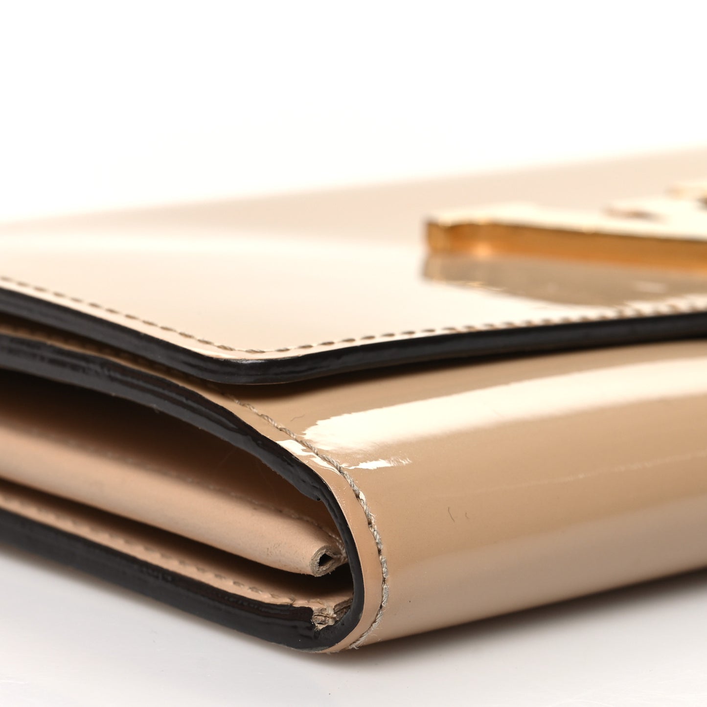 Patent Louise Wallet Dune
