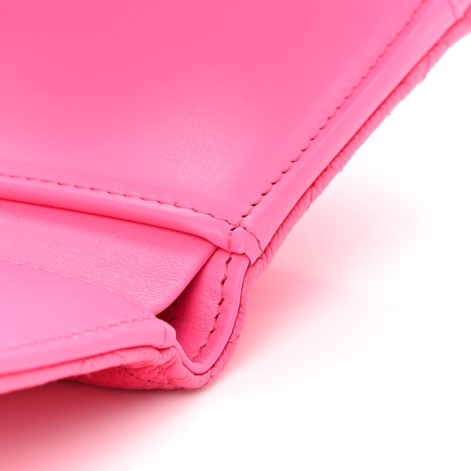 Chanel Caviar Quilted Medium Flap Wallet Fuchsia 9 of 10