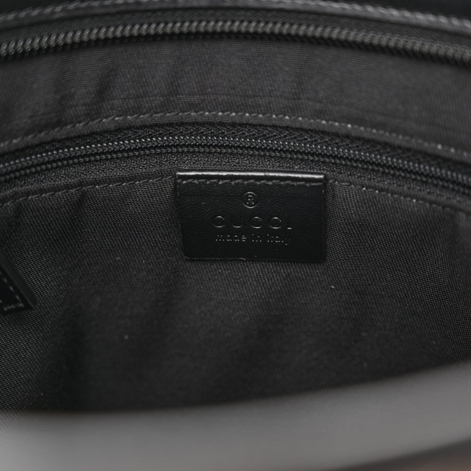 Gucci GG Monogram Web Flat Messenger Bag Black 6 of 12