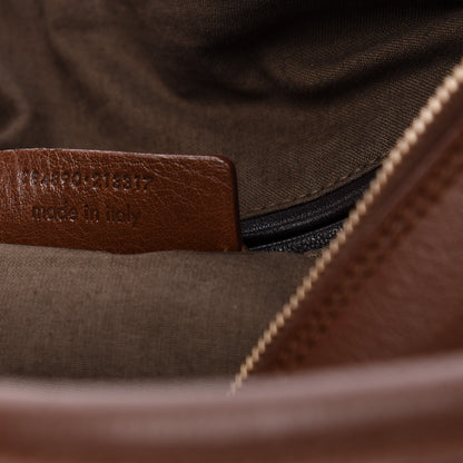 Saint Laurent Calfskin Sac Dandy Brown 7 of 11