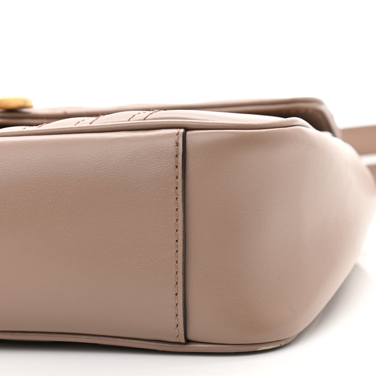 Calfskin Matelasse Small GG Marmont Shoulder Bag Porcelain Rose