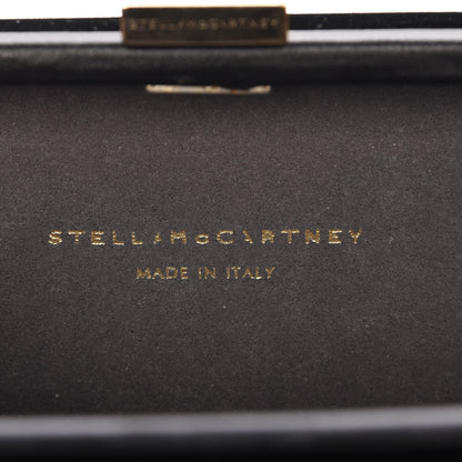 Stella McCartney Velvet Pearl Knuckle Clutch Black 6 of 8