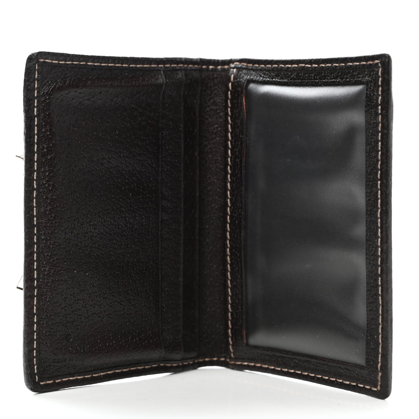 Monogram Travel Wallet Brown
