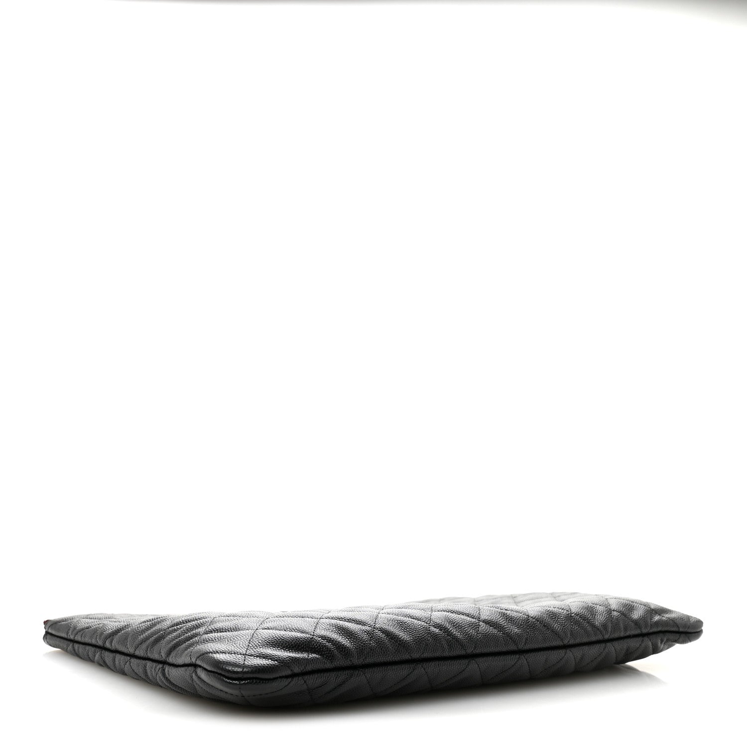 Chanel Caviar Quilted Large Cosmetic Case Black 4 of 8