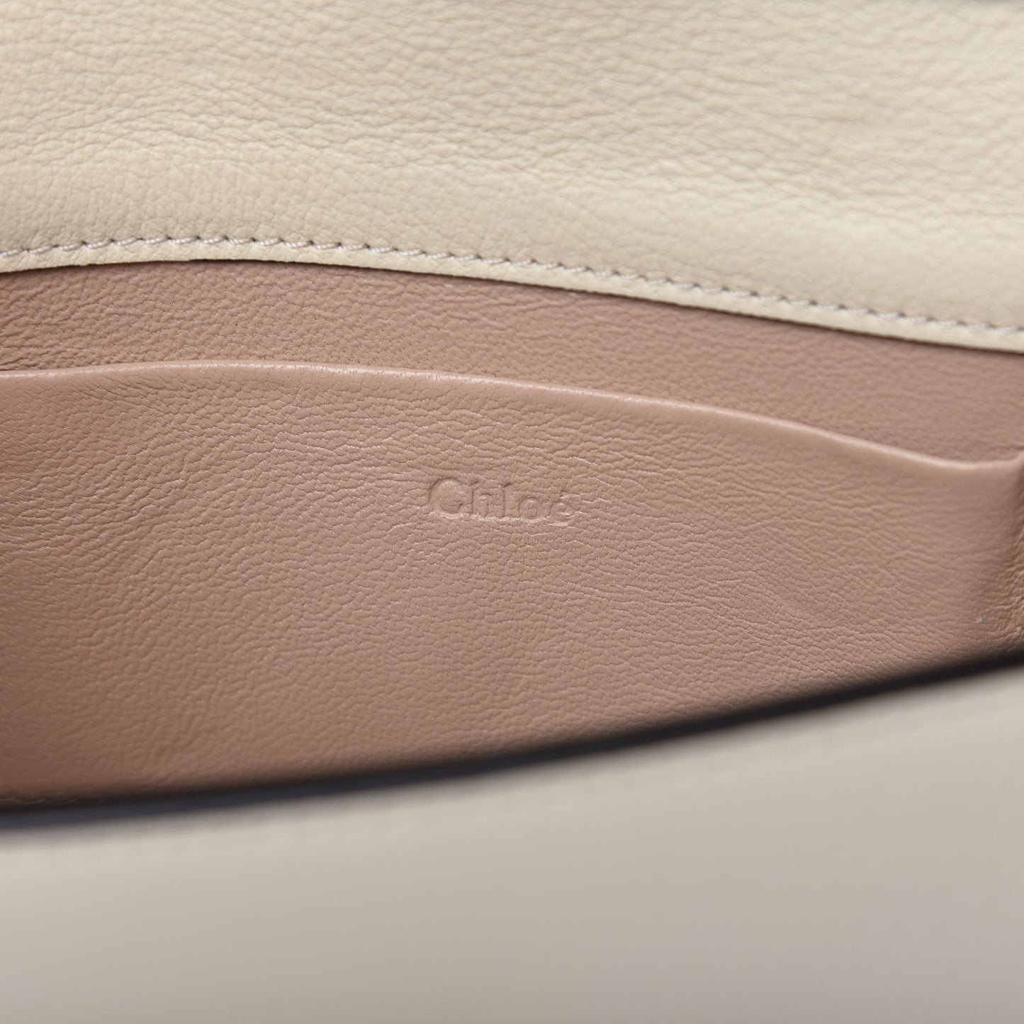 Calfskin Small Nile Bracelet Minaudiere Bag Off White