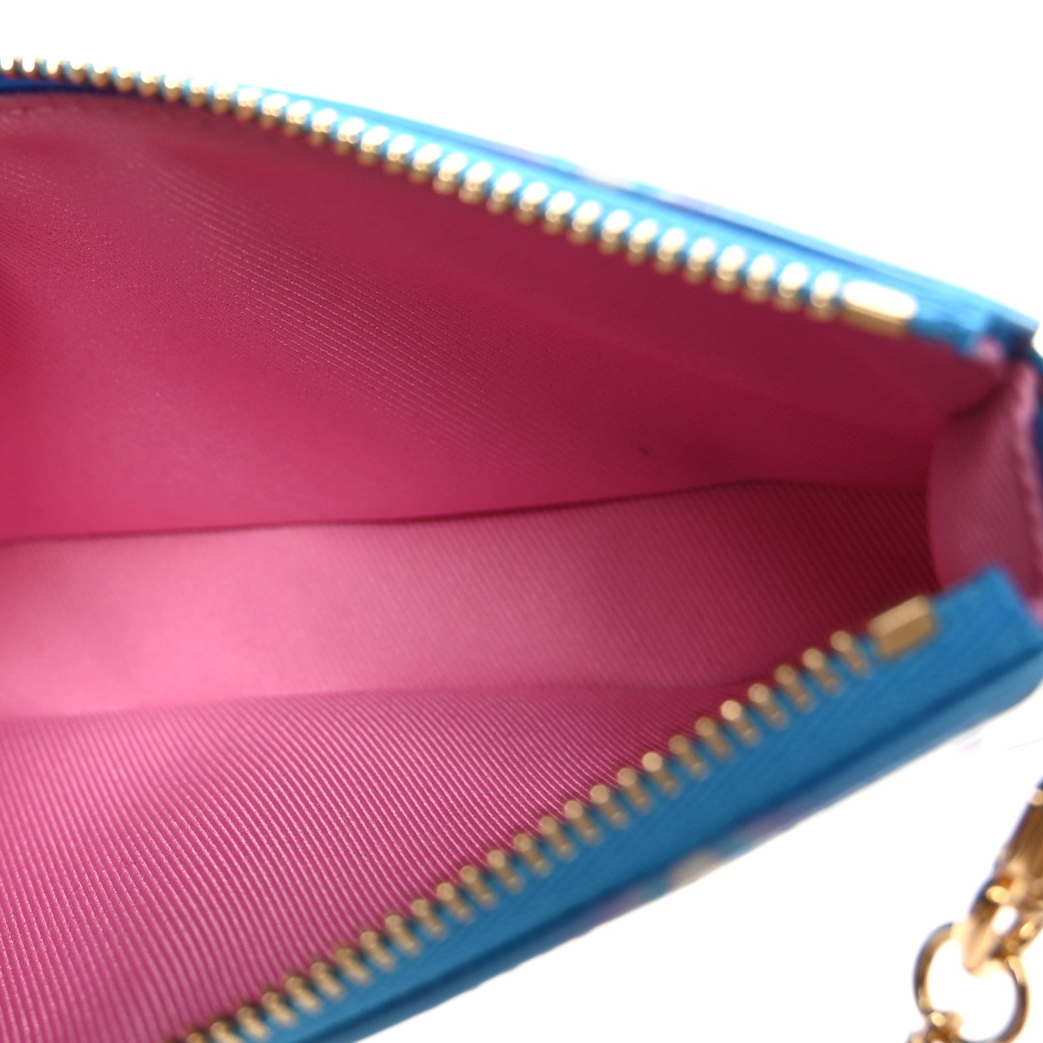 Louis Vuitton Vernis Valentine Mini Pochette Accessories Baby Blue Neon 5 of 9
