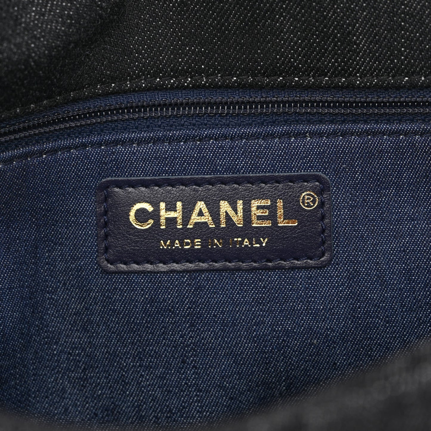 Denim Quilted Medium Funky Town Flap Black