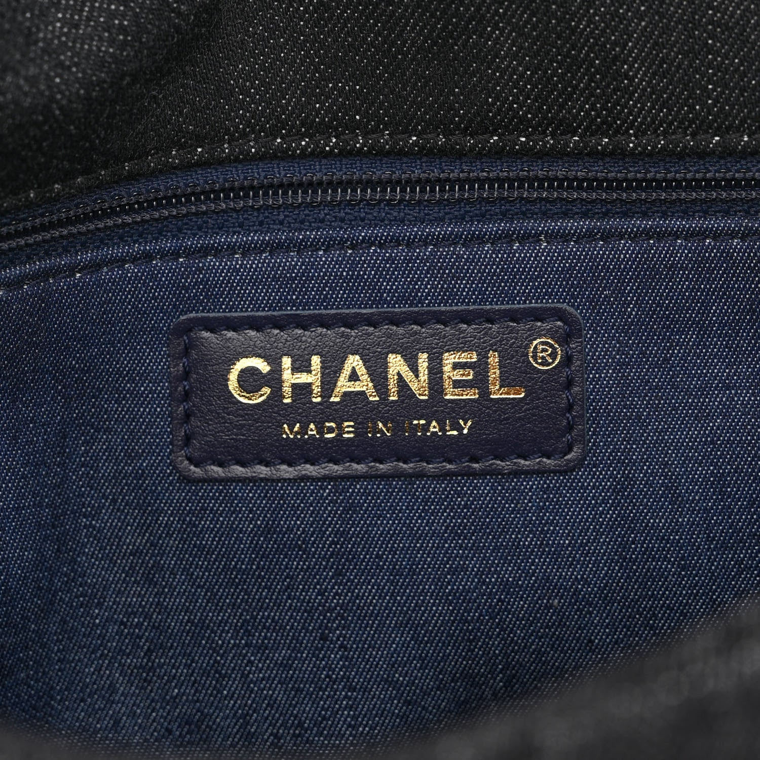 Chanel Denim Quilted Medium Funky Town Flap Black 6 of 10