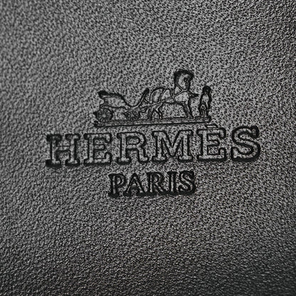 Hermes Calfskin Suede Goatskin Eze 30 Sandals 39 Black 9 of 10