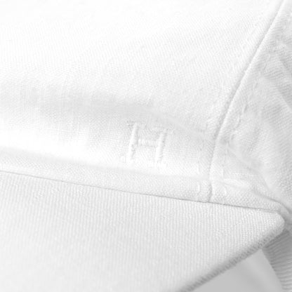 Hermes Linen Riley Cap 61 White 7 of 11