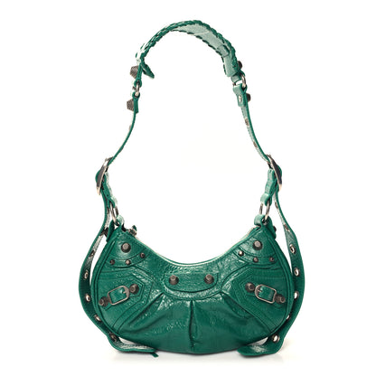 Balenciaga Agneau Arena Le Cagole Shoulder Bag XS Jade 1 of 11