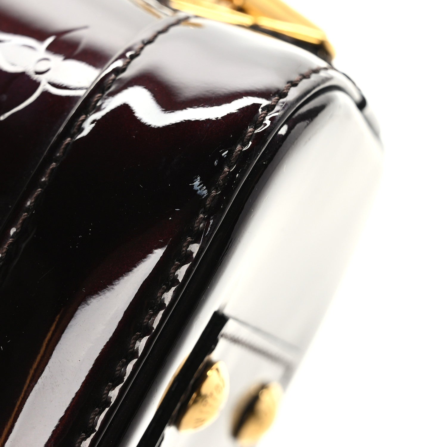 Louis Vuitton Vernis Alma BB Amarante 10 of 10