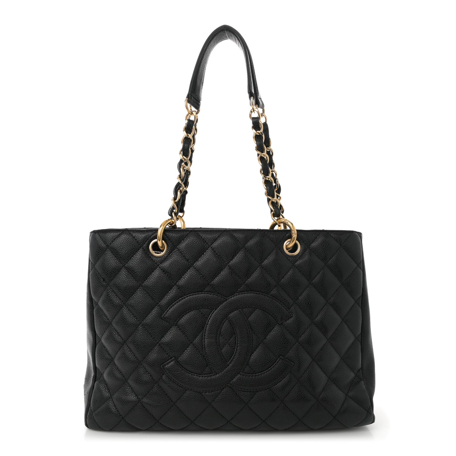 Chanel Caviar Quilted Grand Shopping Tote GST Black 1 of 15