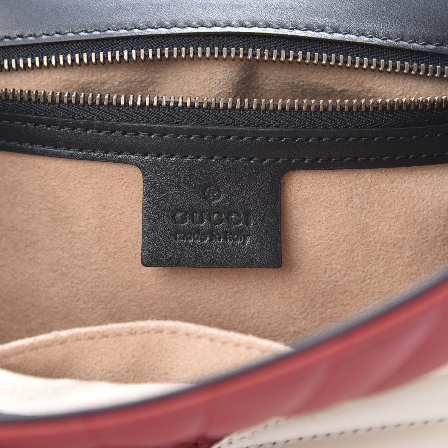 Gucci Calfskin Bamboo Trapuntata Queen Margaret Backpack Blue Agata Hibiscus Red Mystic White Sugar Pink 5 of 9