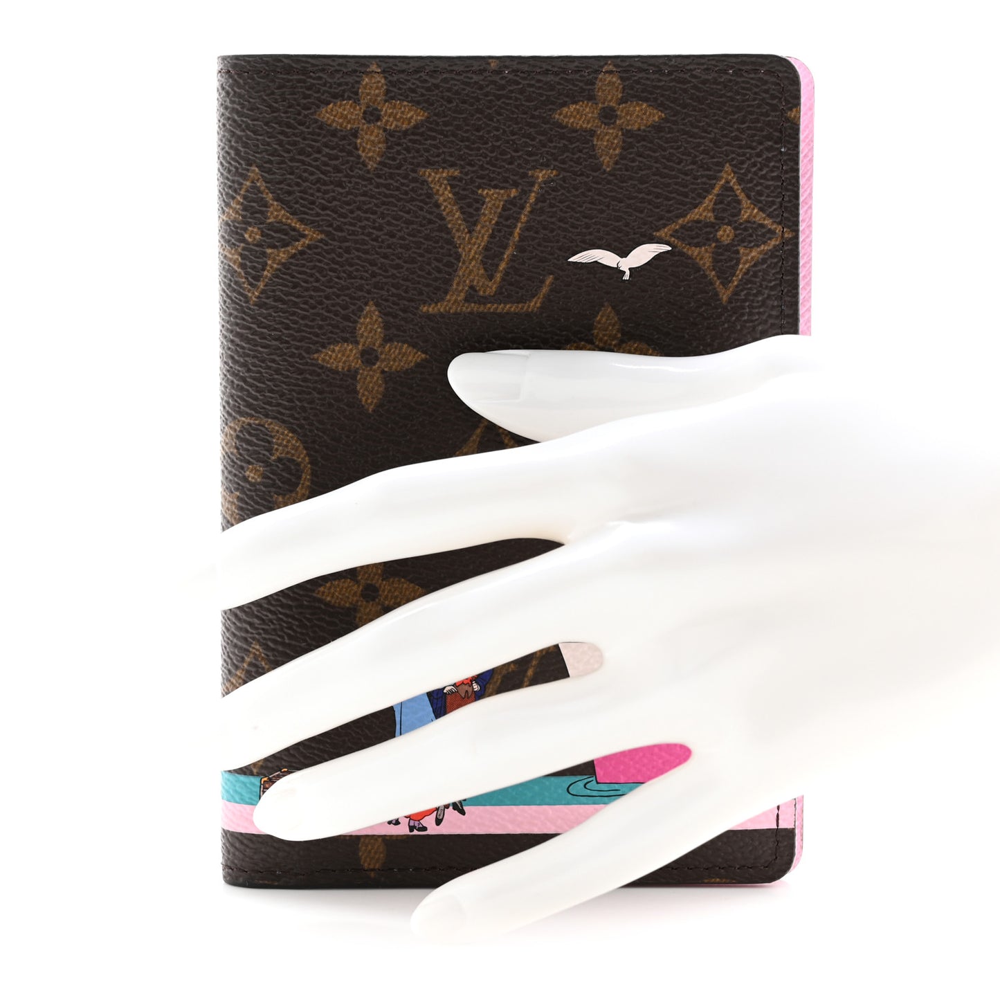 Monogram 2016 Christmas Animation Passport Cover Rose Ballerine