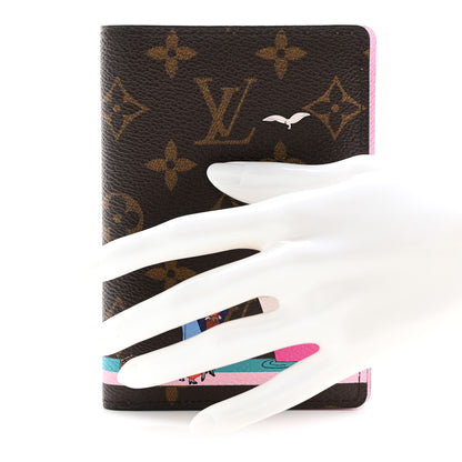 Louis Vuitton Monogram 2016 Christmas Animation Passport Cover Rose Ballerine 2 of 8