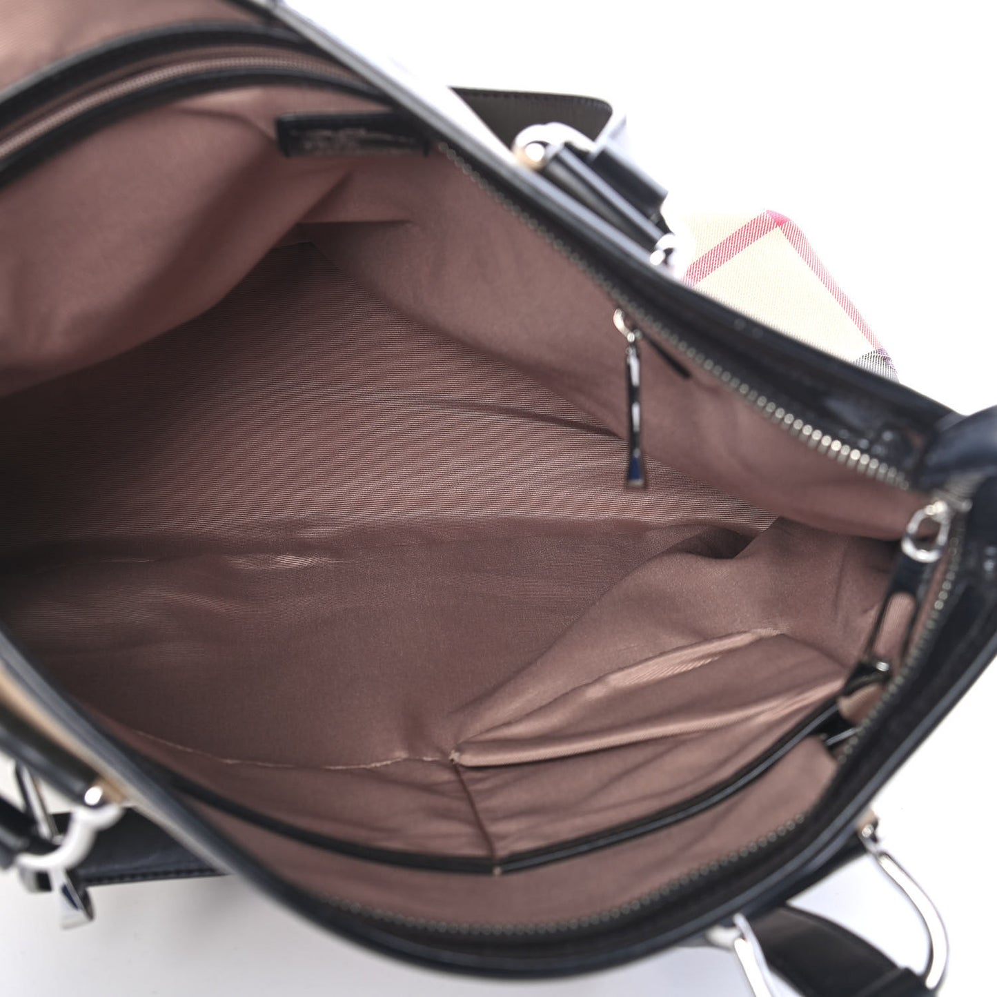 Supernova Check Tote Black