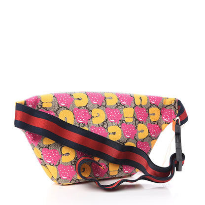 Gucci GG Supreme Monogram Childrens Strawberry Print Belt Bag Multicolor 3 of 10