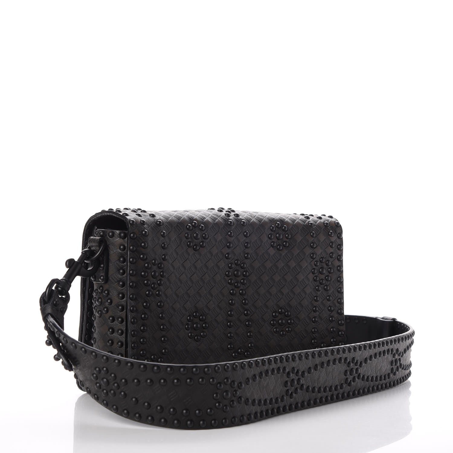 Christian Dior Calfskin Studded Dio(r)evolution Flap Bag Black 4 of 12