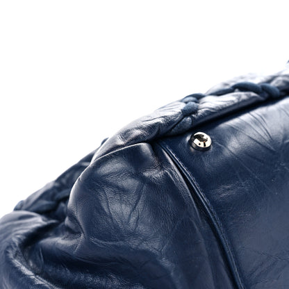 Chanel Calfskin Ultra Stitch Tote Navy Blue 10 of 16