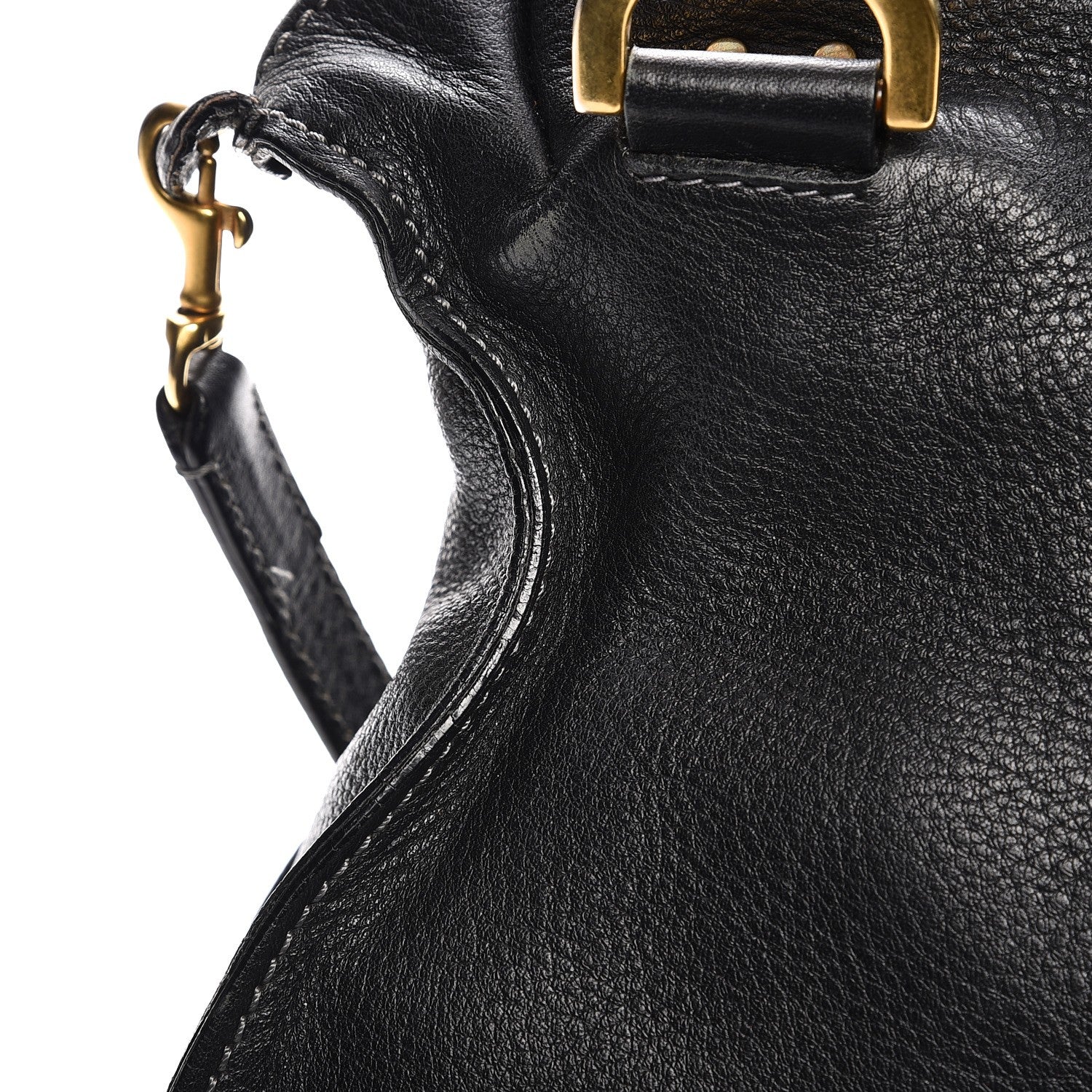 Chloe Calfskin Small Marcie Satchel Black 17 of 17