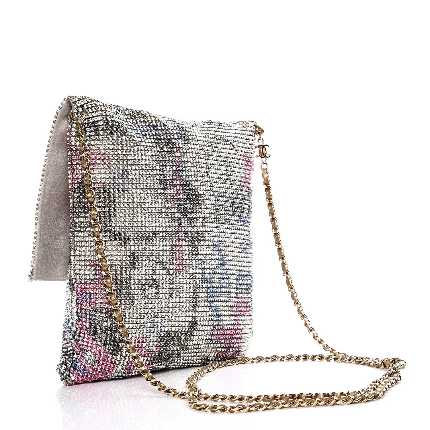 Chanel Strass Crystal Graffiti CC Messenger Bag Multicolor 3 of 11