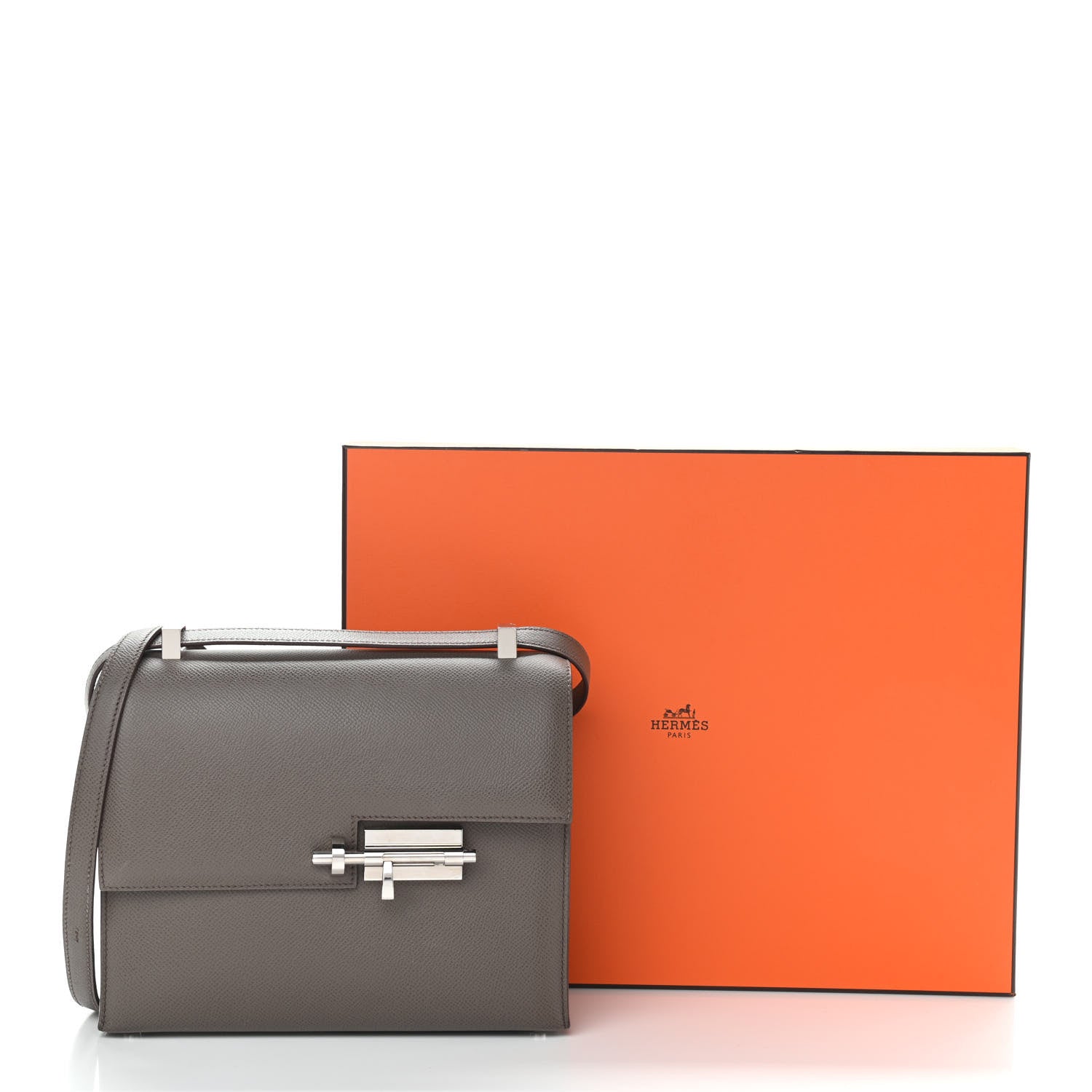 Hermes Epsom Verrou 21 Etain 13 of 13