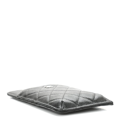 Chanel Caviar Quilted Classic iPhone Pouch Black 5 of 10