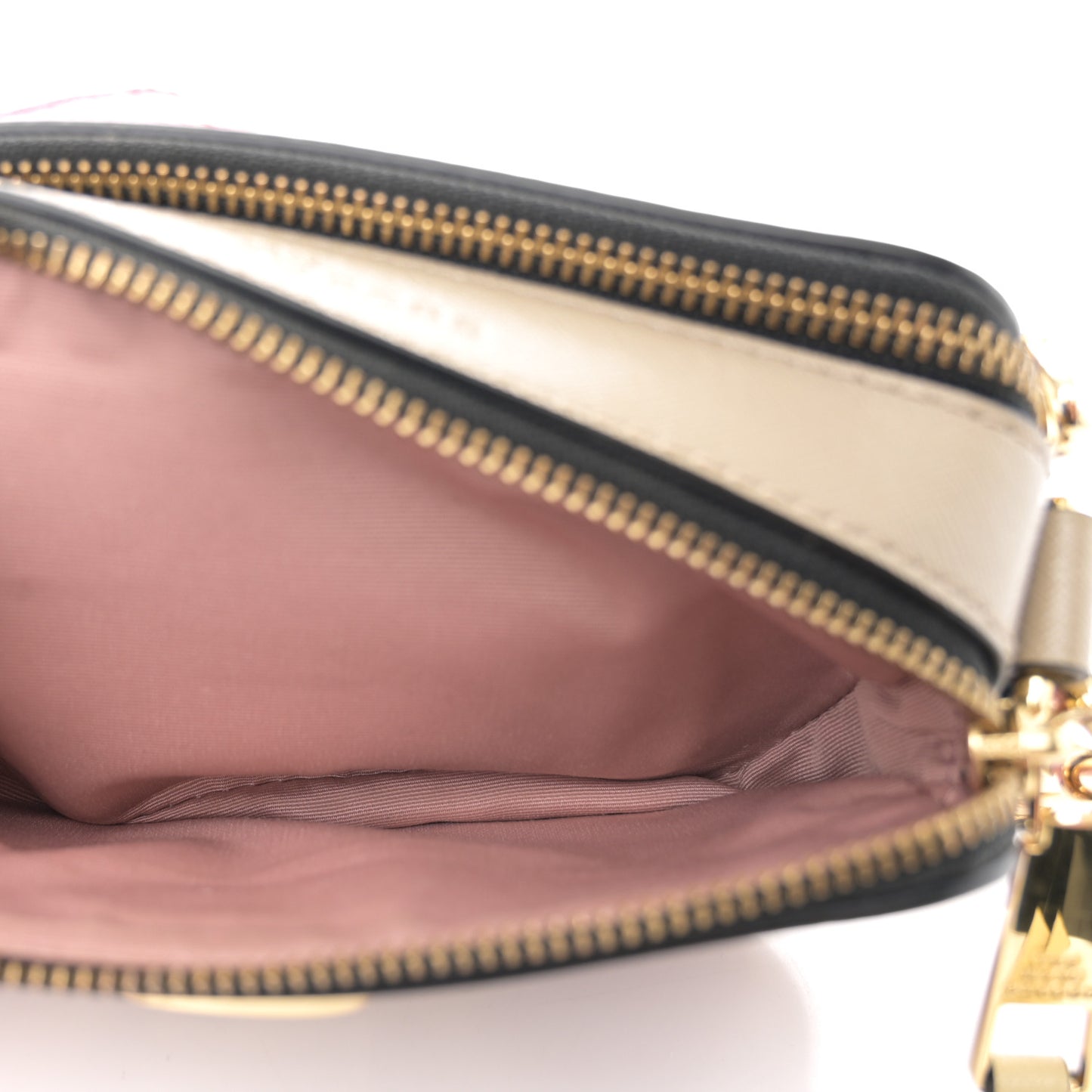 Saffiano Small Snapshot Camera Bag Burgundy Pink