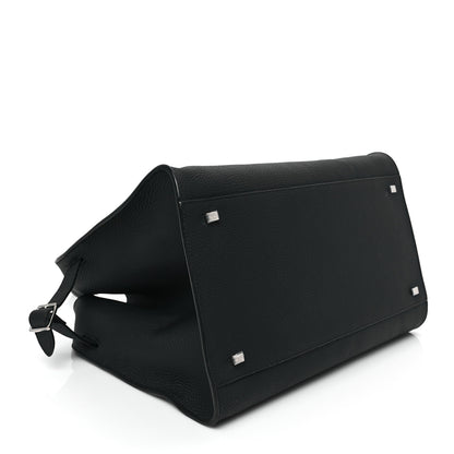The Row Matte Grained Calfskin Soft Margaux 15 Black 4 of 10