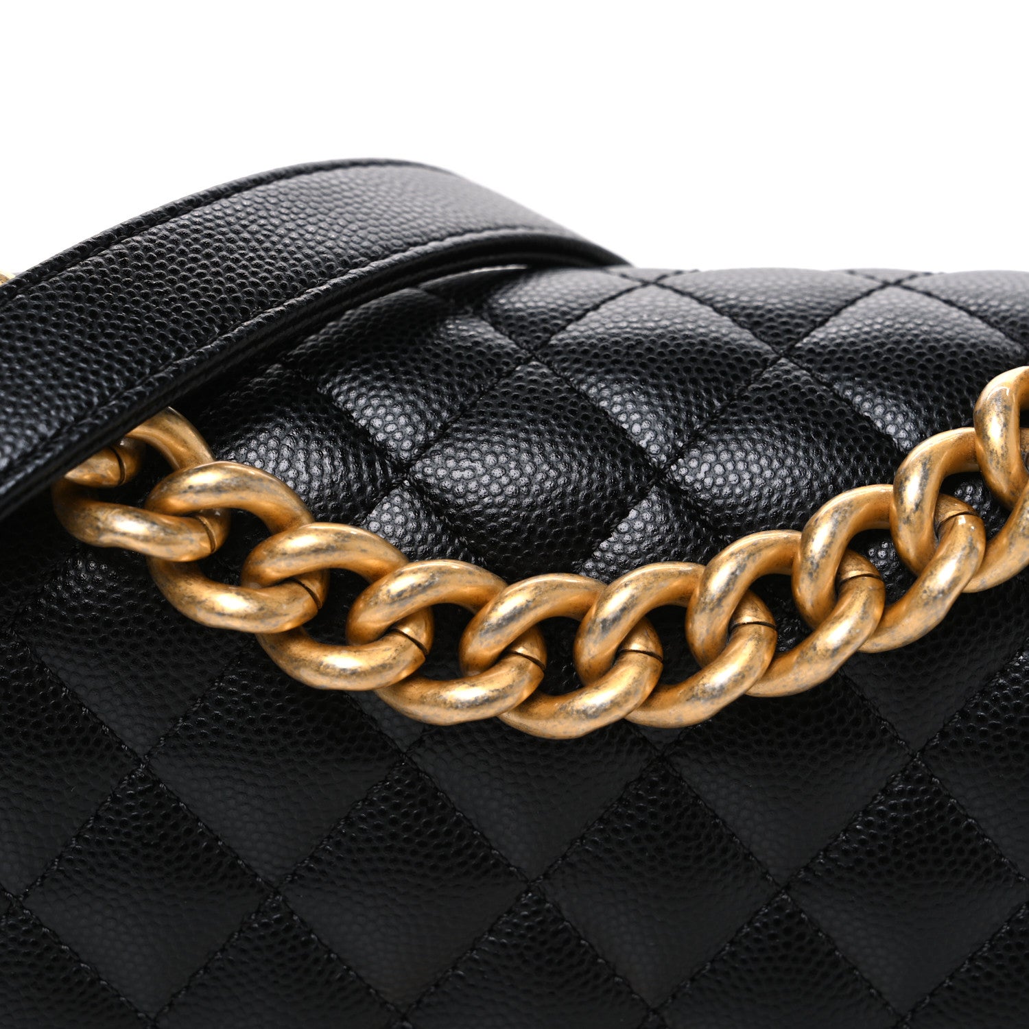 Chanel Caviar Quilted Small Boy Flap Black 8 of 11