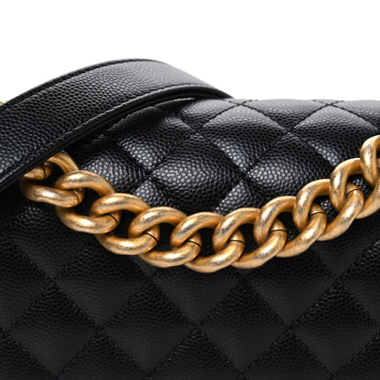 Chanel Caviar Quilted Small Boy Flap Black 8 of 11
