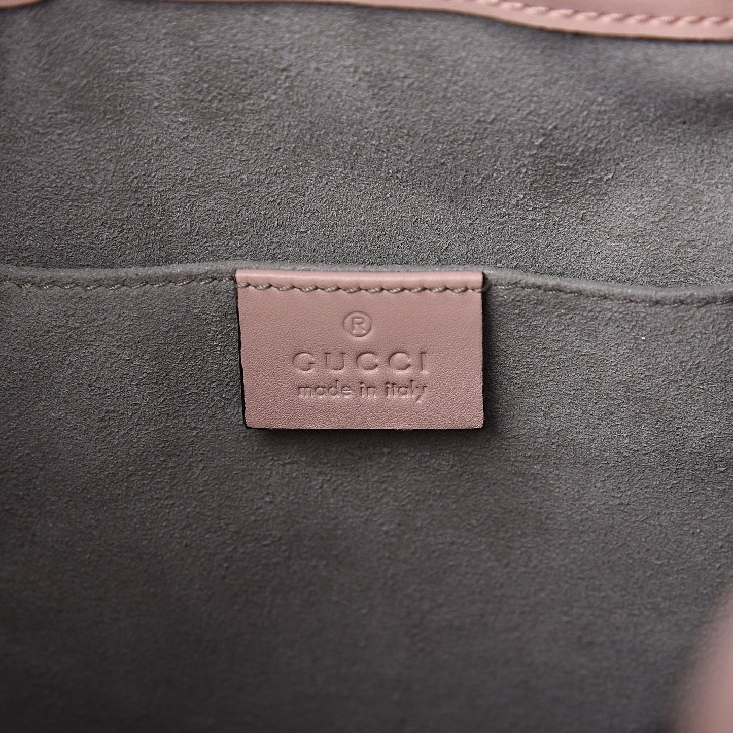 Calfskin Matelasse Sylvie Web GG Marmont Bucket Bag Perfect Pink