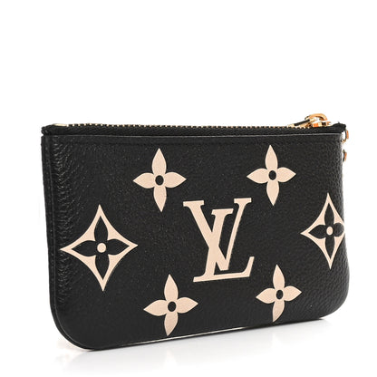 Louis Vuitton Empreinte Monogram Giant Key Pouch Black Beige 3 of 9