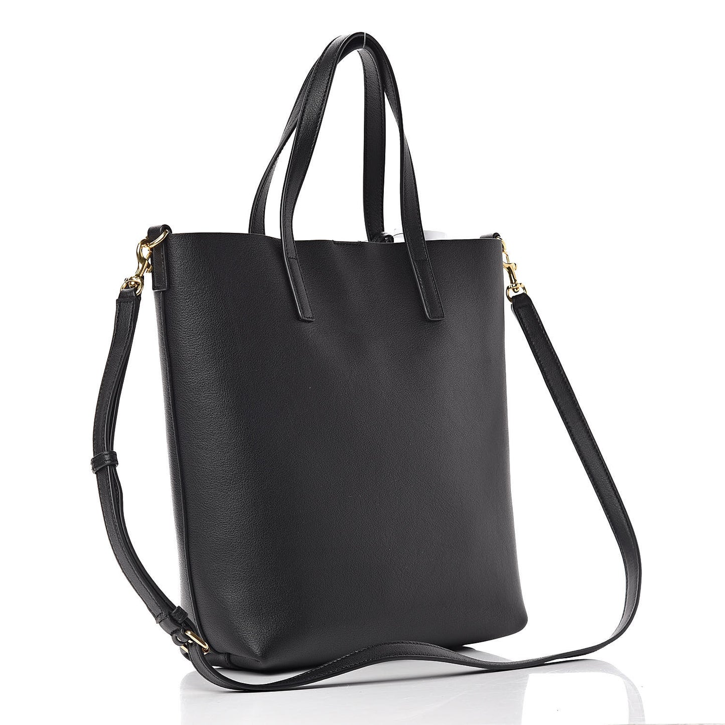 Calfskin Toy Shopping Tote Black