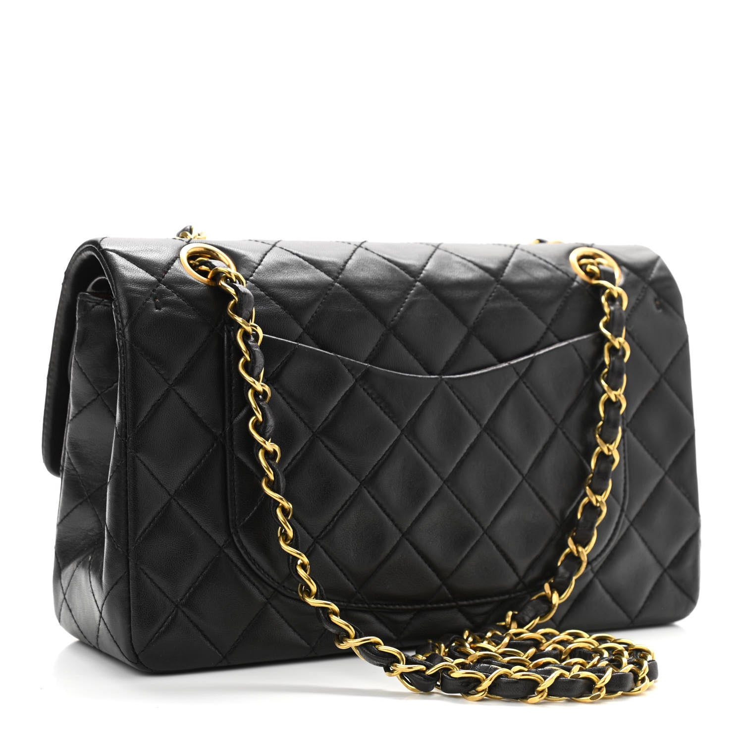 Chanel Lambskin Quilted Small Double Flap Black 4 of 14