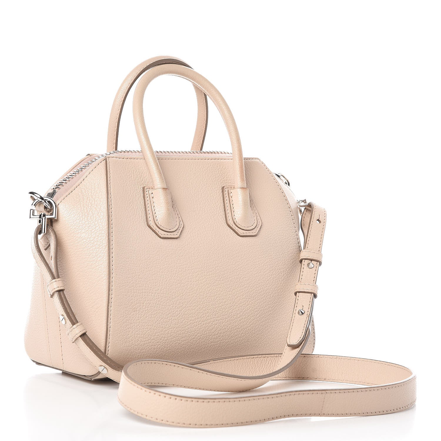 Givenchy Sugar Goatskin Mini Antigona Nude Pink 3 of 14