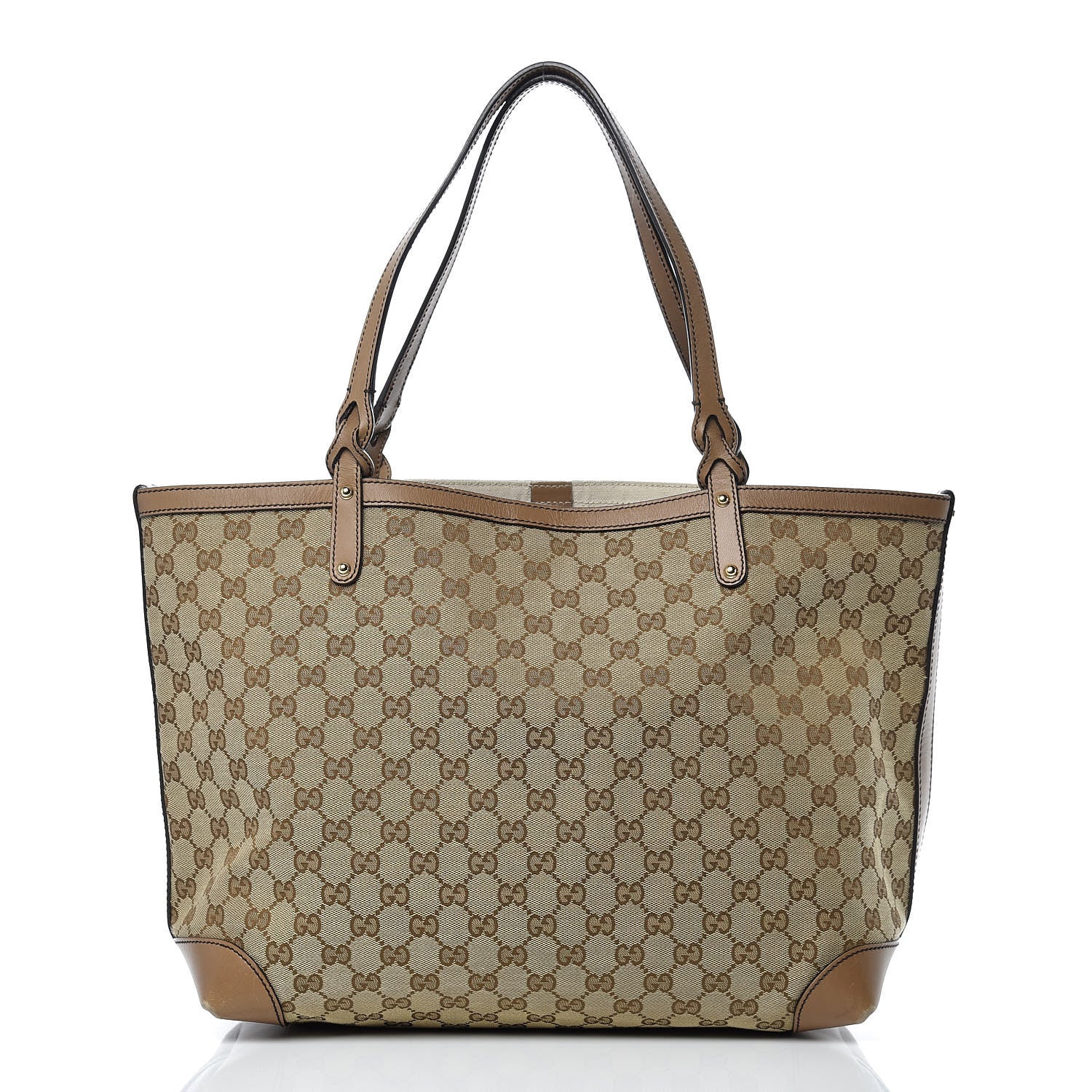 Gucci Monogram Medium Craft Tote Brown 3 of 15