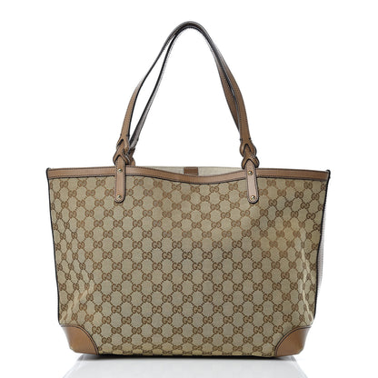 Gucci Monogram Medium Craft Tote Brown 3 of 15