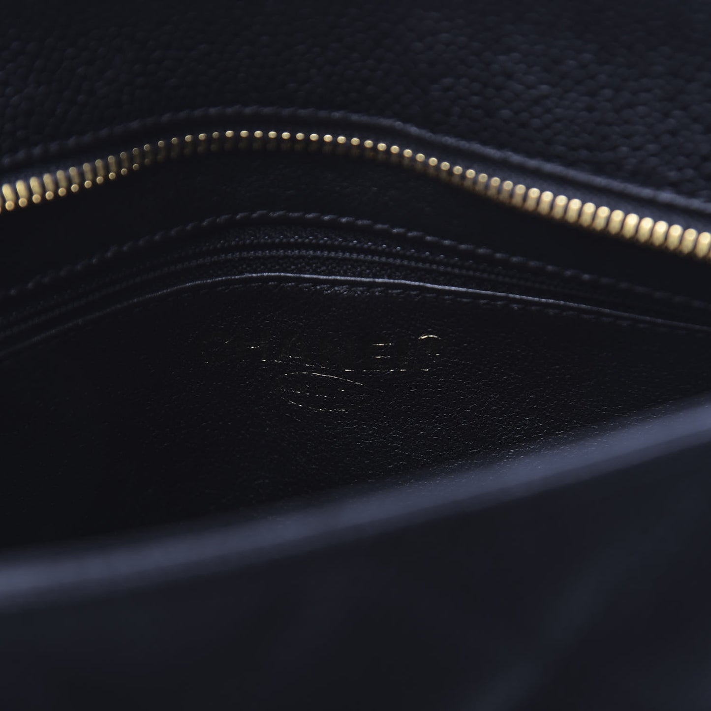Caviar Quilted Medallion Tote Black